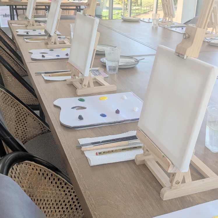 Painting Workshop Canvas and Easels